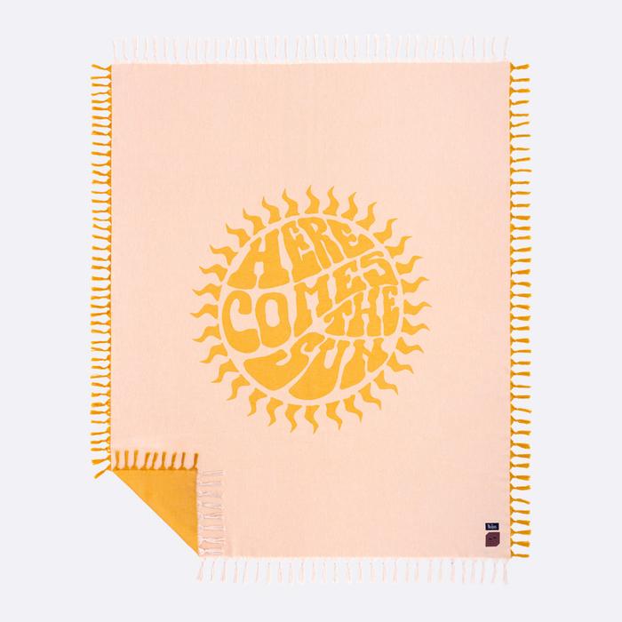 Here Comes The Sun Throw Blanket – The Beatles